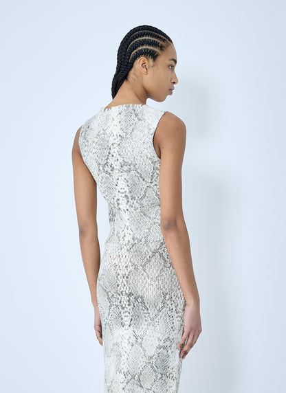 Alexander Wang Women Snake-Print Embossed Tank Top by Luosophy