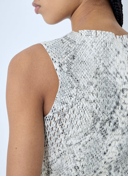 Alexander Wang Women Snake-Print Embossed Tank Top by Luosophy