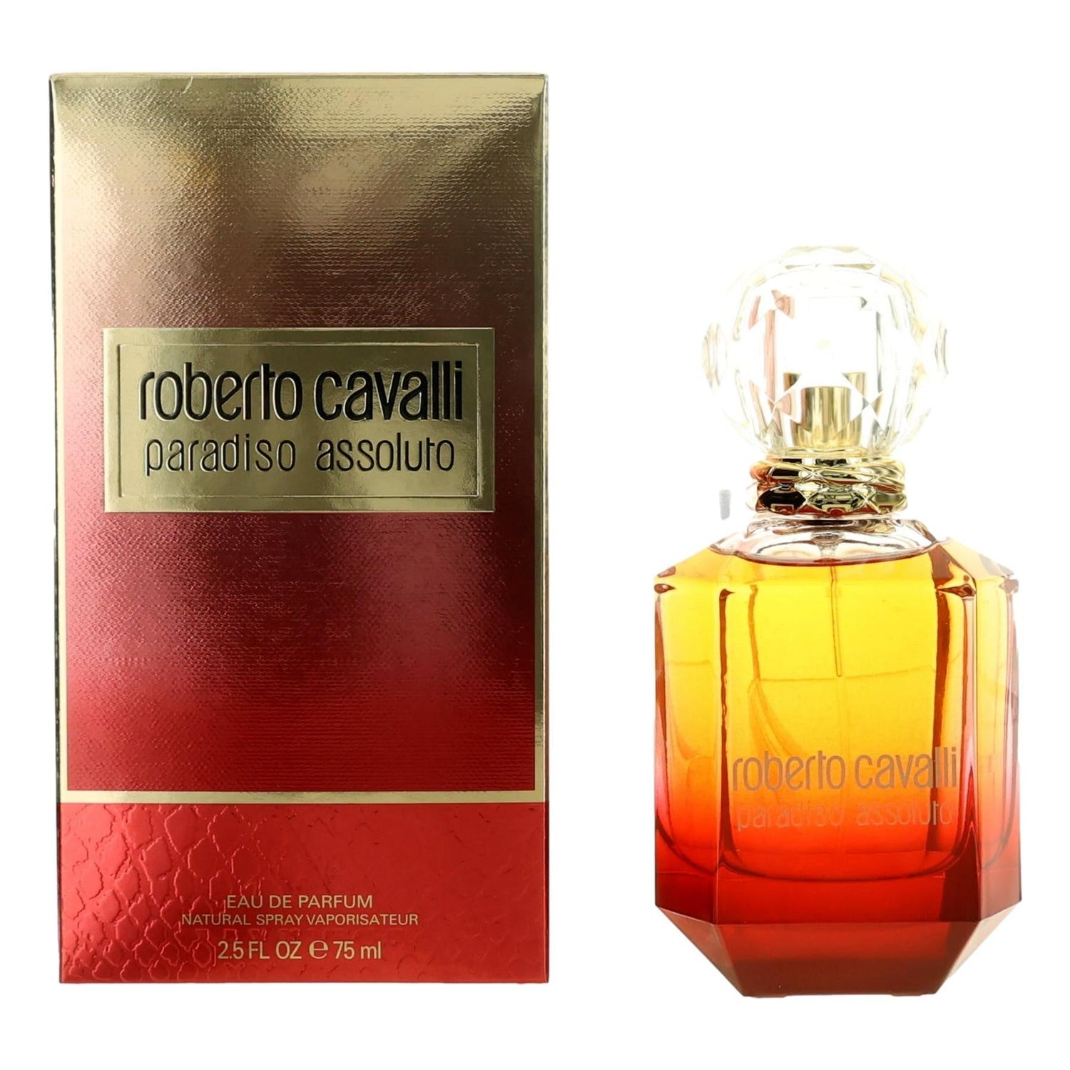 Roberto Cavalli Paradiso Assoluto, 2.5oz EDP Spray women by Avera Group