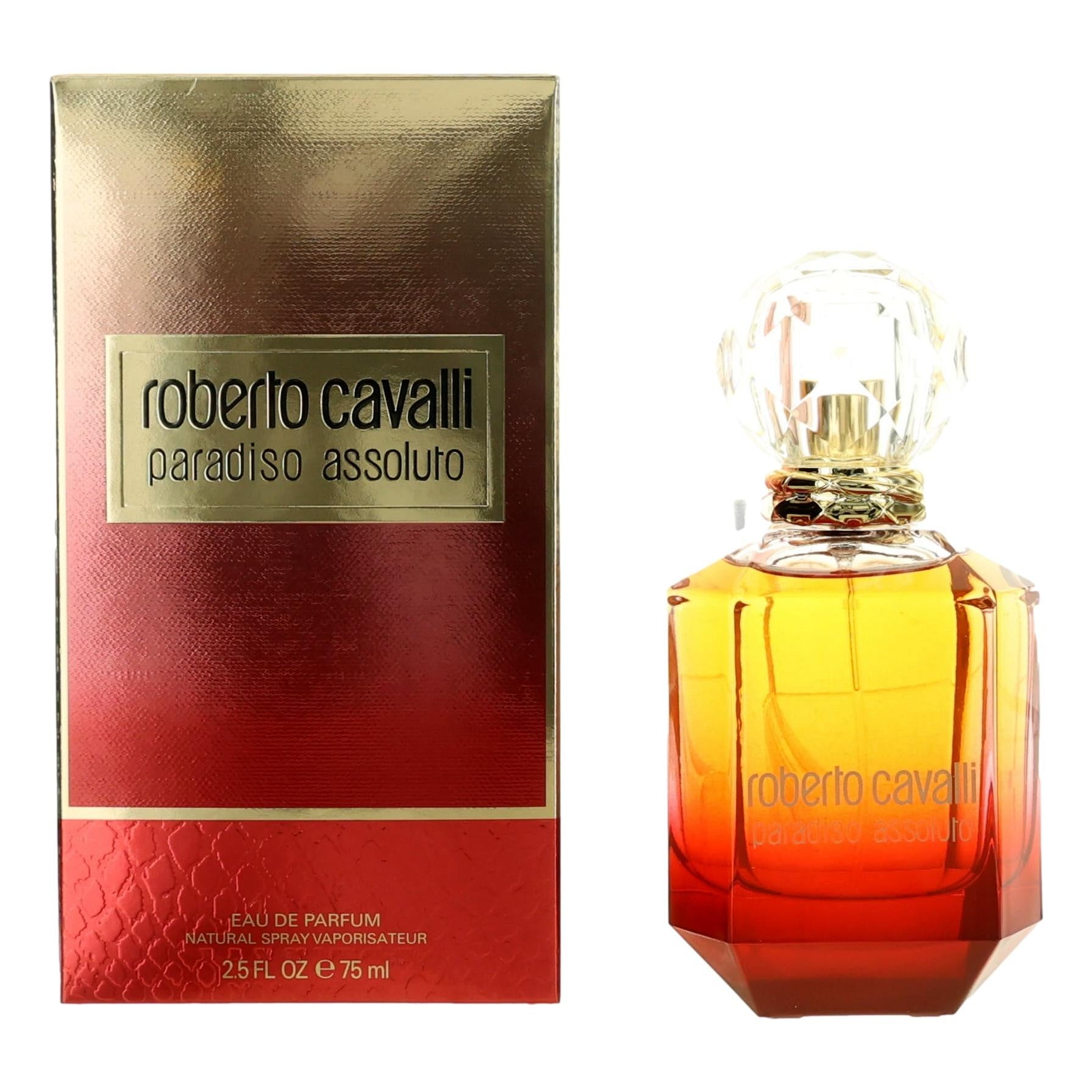Roberto Cavalli Paradiso Assoluto, 2.5oz EDP Spray women by Avera Group