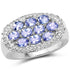 1.70 Carat Genuine Tanzanite .925 Sterling Silver Ring by Bids.com