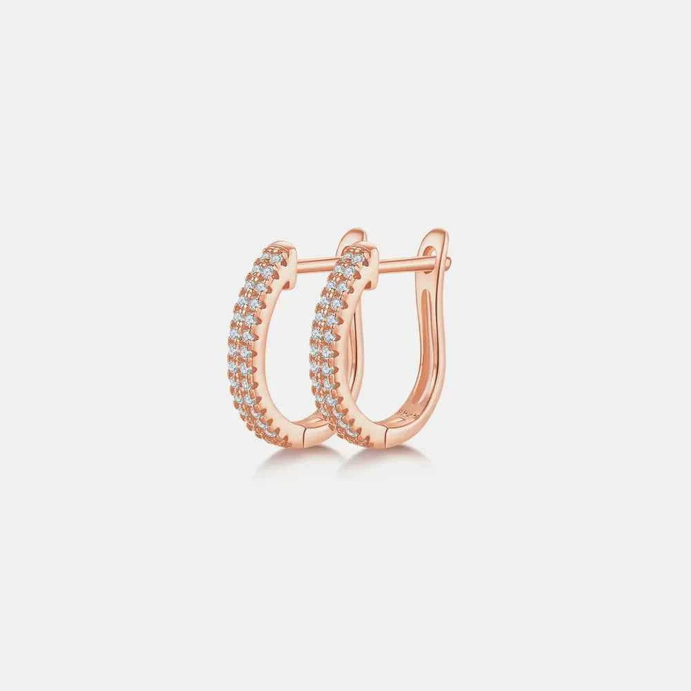 Sparkala™ 925 Sterling Silver Huggie Earrings