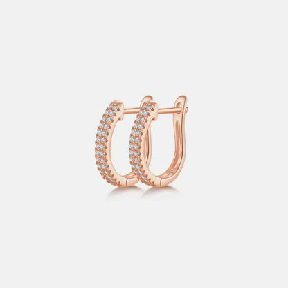 Sparkala™ 925 Sterling Silver Huggie Earrings