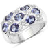 2.31 Carat Genuine Tanzanite .925 Sterling Silver Ring by Bids.com