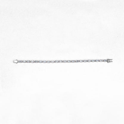 10.71 Carat Genuine Blue Topaz .925 Sterling Silver Bracelet  DestGlow