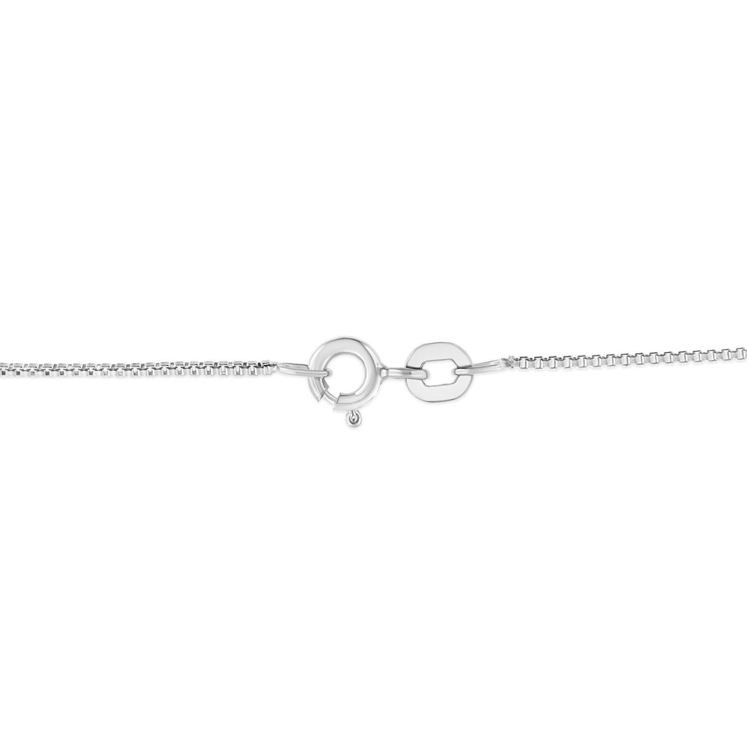 .925 Sterling Silver 1/2 Cttw Prong Set Treated Green Diamond Floral Cluster 18" Pendant Necklace (Green Color, I1-I2 Clarity) by Bids.com