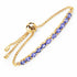 2.29 Carat Genuine Tanzanite .925 Sterling Silver Bracelet by Bids.com