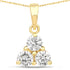 0.75 Carat Genuine Lab Grown Diamond 14K Yellow Gold Pendant by Bids.com