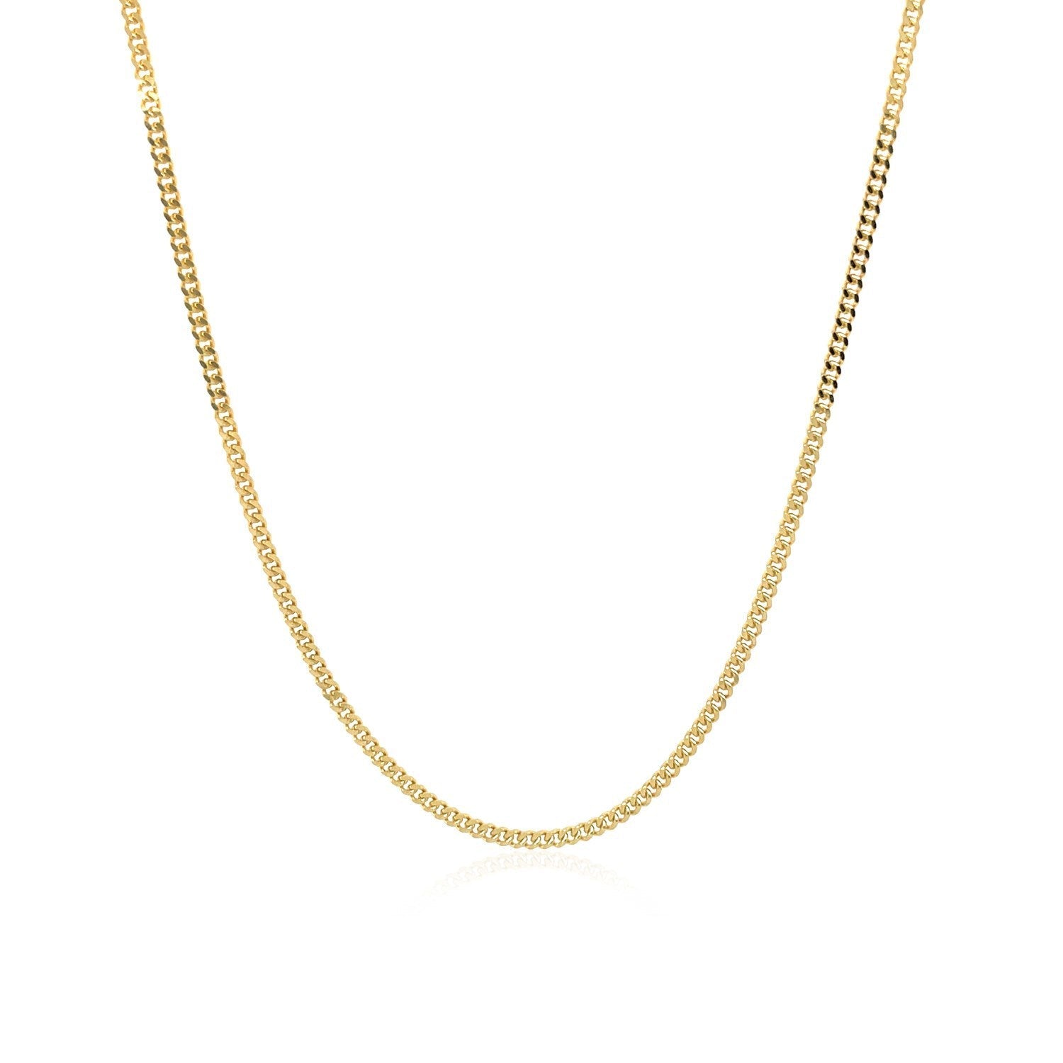 14k Yellow Gold Gourmette Chain 1.5mm by Bids.com