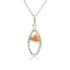 .17ct Cross Religious Pendant Sterling Silver 10KT Gold by Bids.com