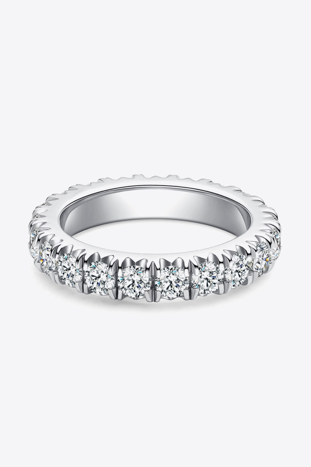 Adored 2.3 Carat Sparkala™ 925 Sterling Silver Eternity Ring by Sparkala