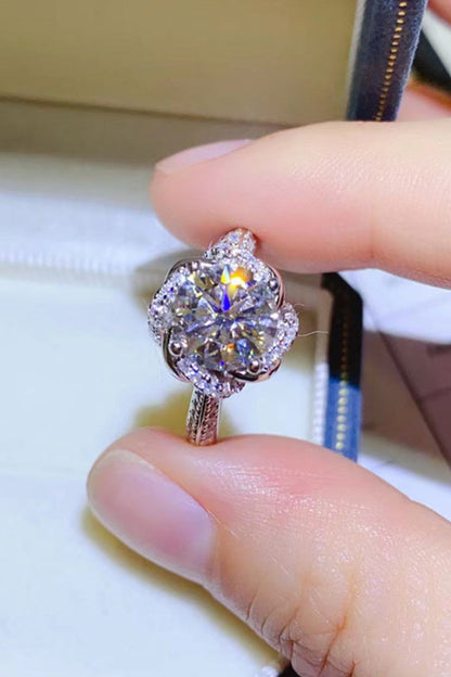 2 Carat Sparkala™ Platinum Over Pure Sterling Silver Ring by Sparkala