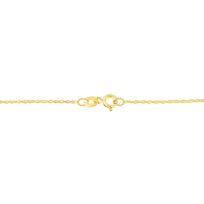 10K Yellow Gold 1/4 cttw Prong Set Round-Cut Diamond Open Heart 18" Pendant Necklace (K-L Color, I1-I2 Clarity) by Bids.com