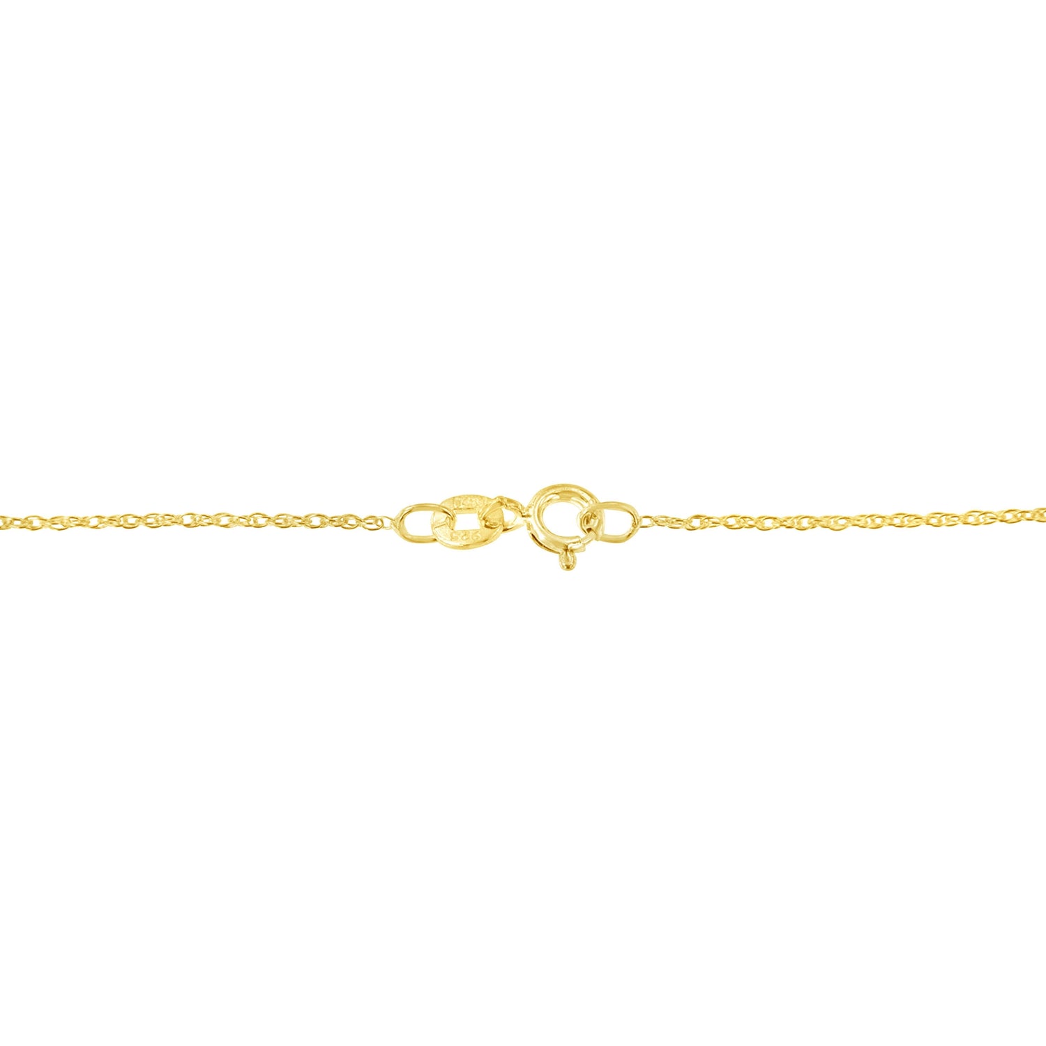 14K Yellow Gold Plated .925 Sterling Silver 1.0 Cttw Round and Baguette-Cut Diamond Composite Hearth 18" Pendant Necklace (I-J Color, I1-I2 Clarity)  DestGlow
