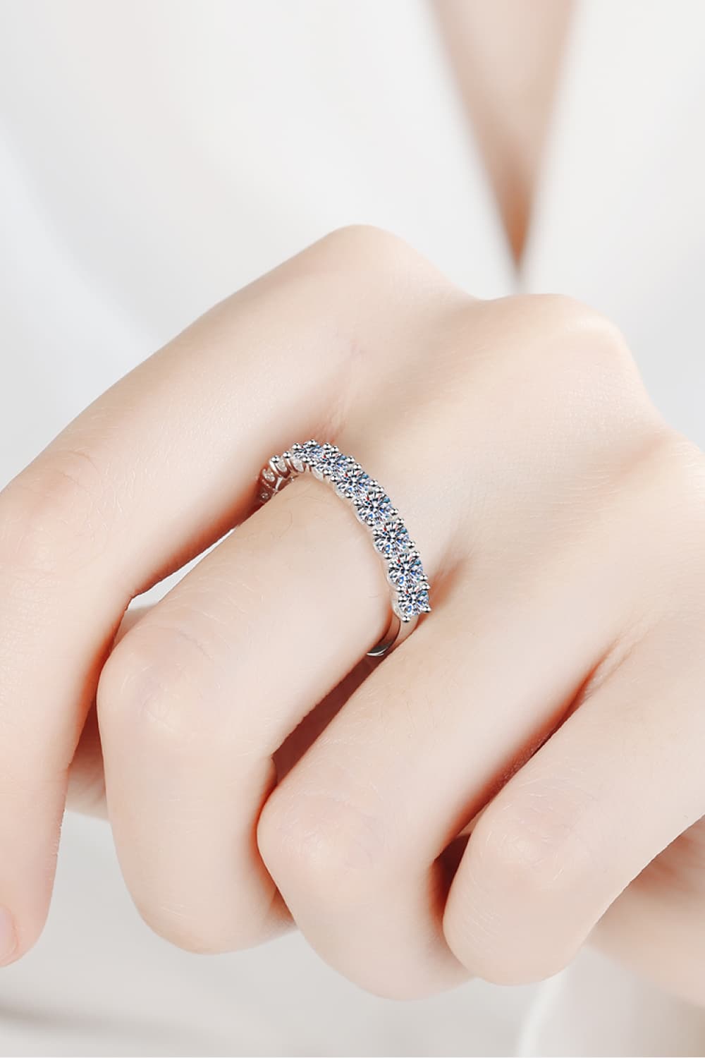 1 Carat Sparkala™ Half-Eternity Ring - DestGlow