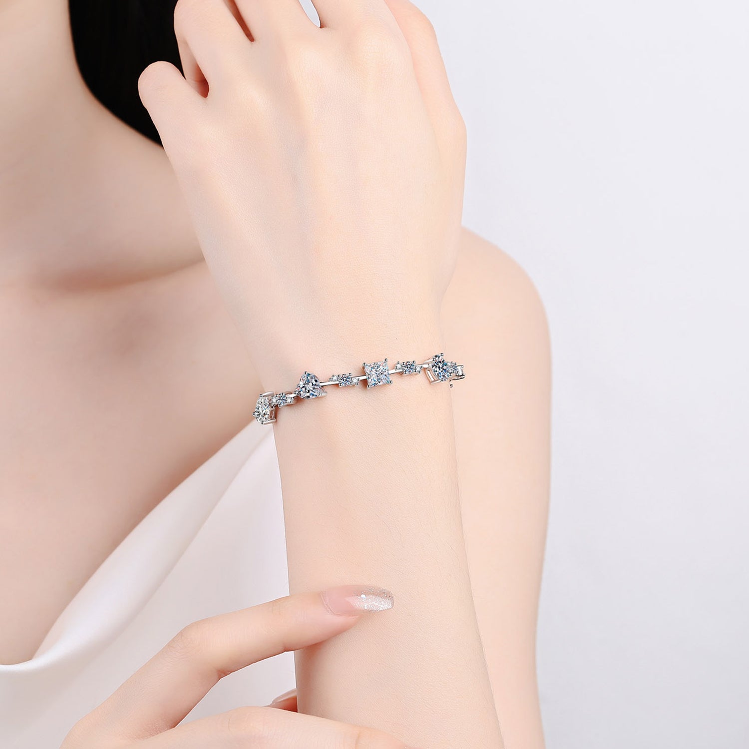 6.2 Carat Sparkala™ 925 Sterling Silver Bracelet by Sparkala