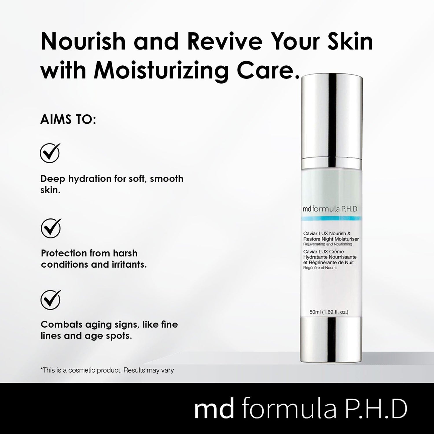 Caviar LUX Nourish &amp; Restore Night Moisturizer 50ml
