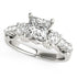 14k White Gold 3 Stone Antique Design Diamond Engagement Ring (1 3/4 cttw) by Bids.com