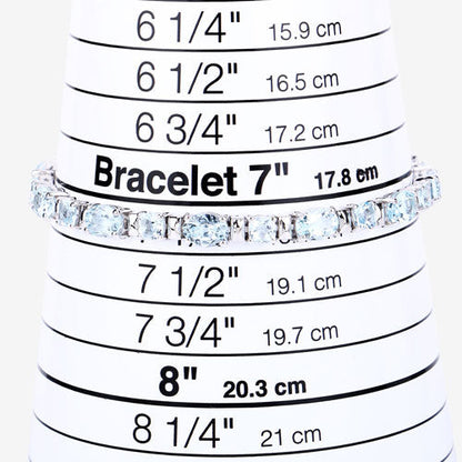 10.06 Carat Genuine Aquamarine .925 Sterling Silver Bracelet by Bids.com