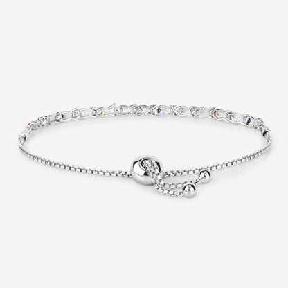 0.88 Carat Genuine Multi Sapphire .925 Sterling Silver Bracelet by Bids.com