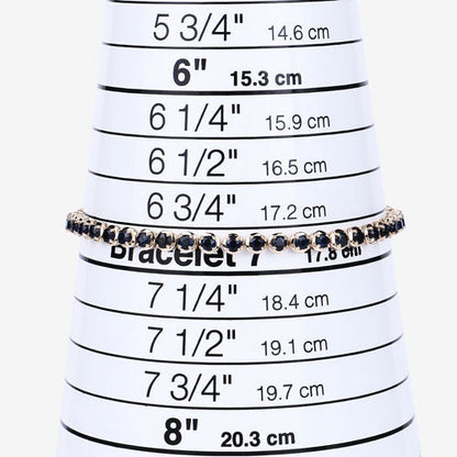 3.13 Carat Genuine Blue Sapphire 14K Yellow Gold Bracelet by Bids.com