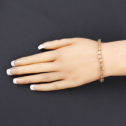 12.80 Carat Genuine Citrine .925 Sterling Silver Bracelet by Bids.com