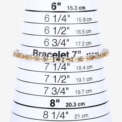 12.80 Carat Genuine Citrine .925 Sterling Silver Bracelet by Bids.com