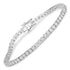 5.10 Carat Lab Grown Diamond 14K White Gold Bracelet by Bids.com