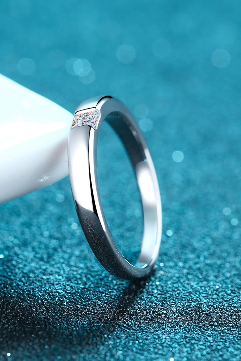 Inlaid Sparkala™ Rhodium-Plated Ring by Sparkala