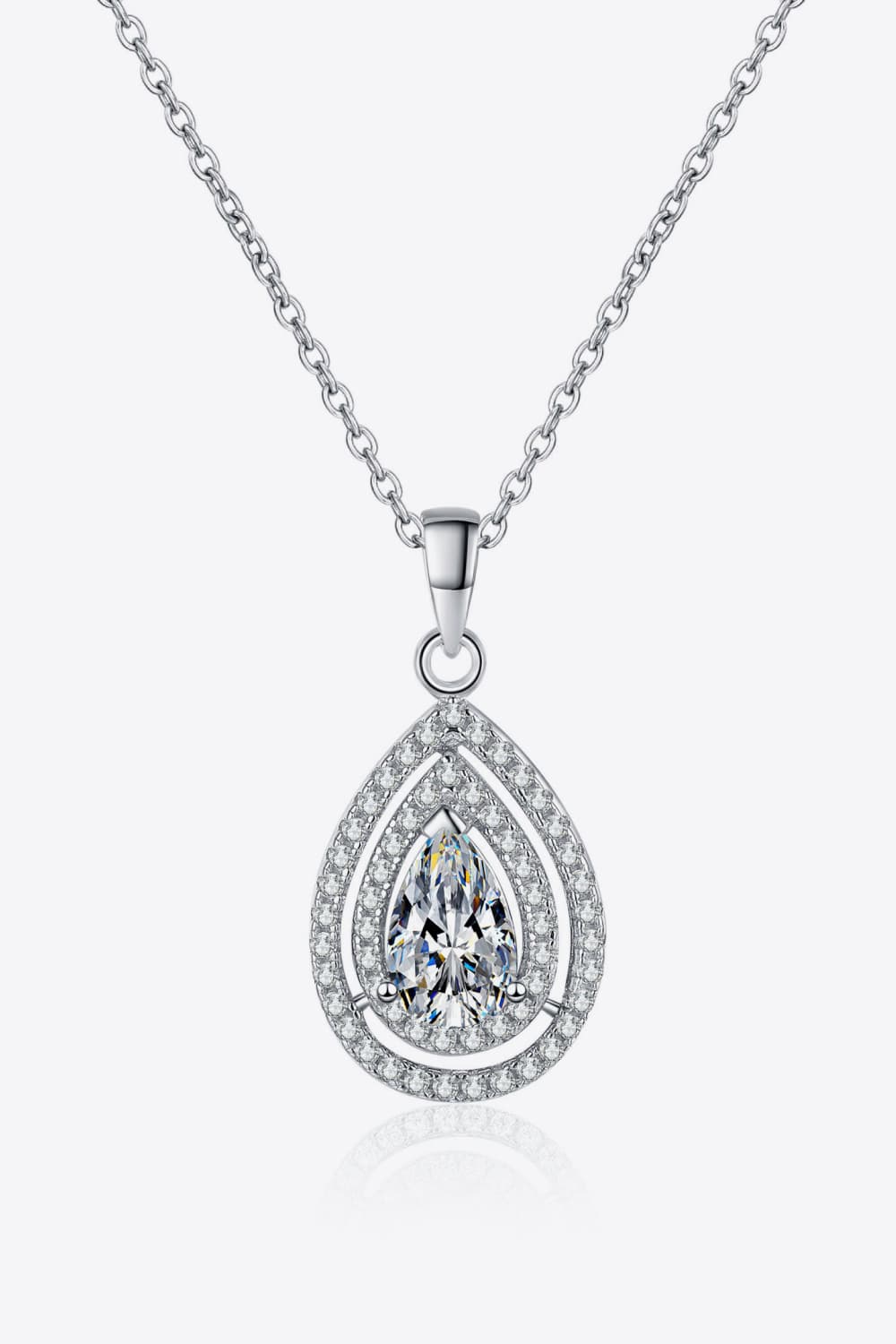 1 Carat Sparkala™ Teardrop Pendant Necklace by Sparkala