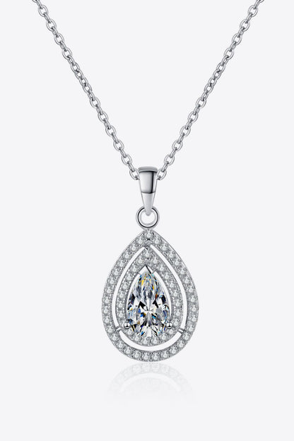 1 Carat Sparkala™ Teardrop Pendant Necklace by Sparkala