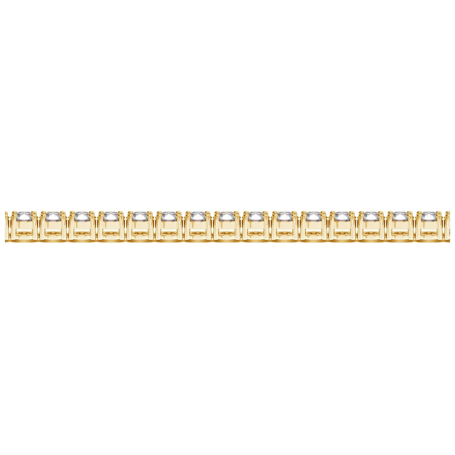 Lab Grown Round Diamond Tennis Bracelet in 14k Yellow Gold (8 cctw F/G VS2/SI1) by Bids.com