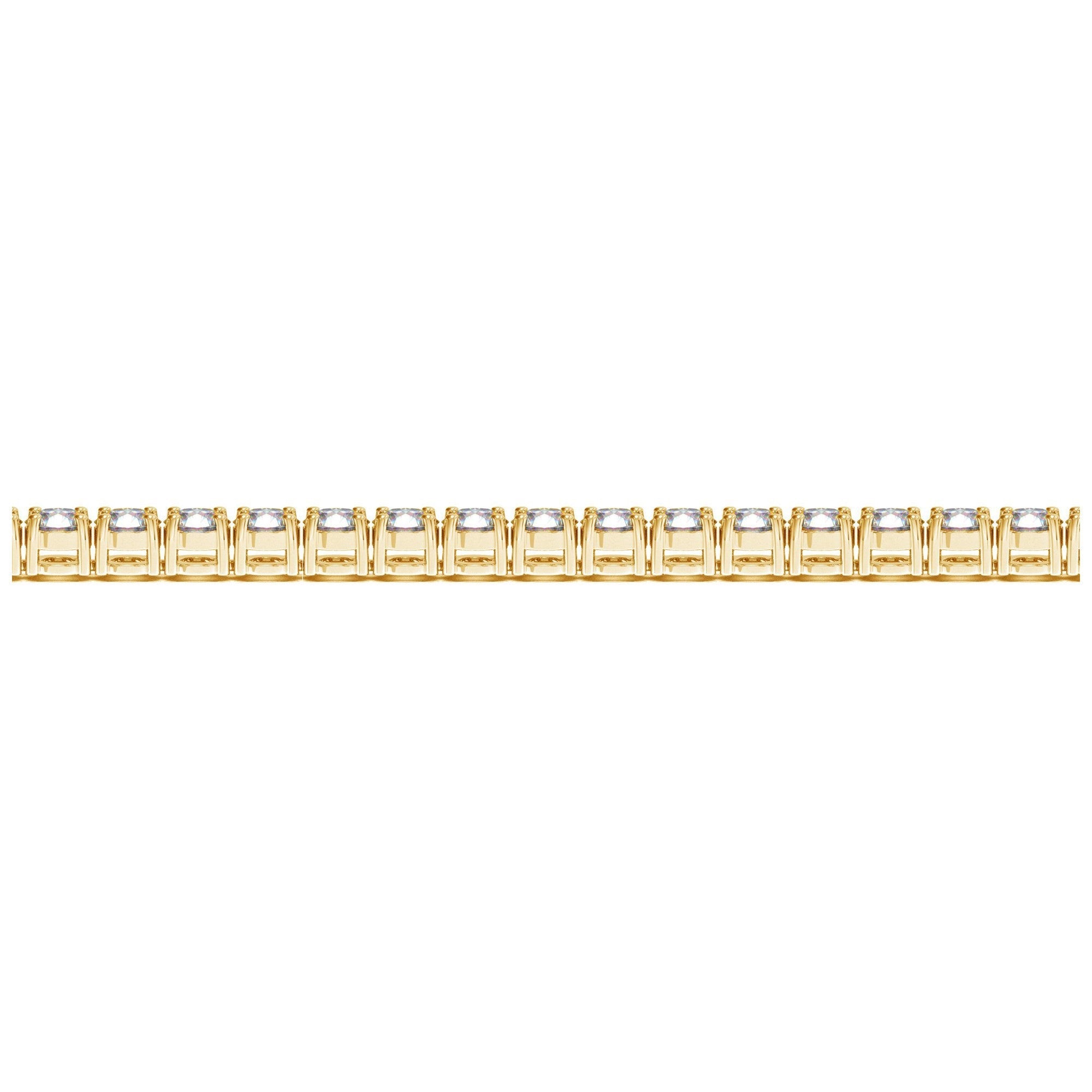Lab Grown Round Diamond Tennis Bracelet in 14k Yellow Gold (8 cctw F/G VS2/SI1) by Bids.com