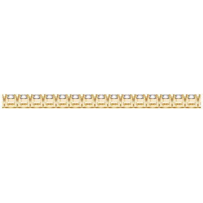 Lab Grown Round Diamond Tennis Bracelet in 14k Yellow Gold (8 cctw F/G VS2/SI1) by Bids.com