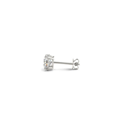 1 cttw Certified IGI Lab Grown Round Diamond Stud Earrings 14k White Gold (G/VS2) by Bids.com