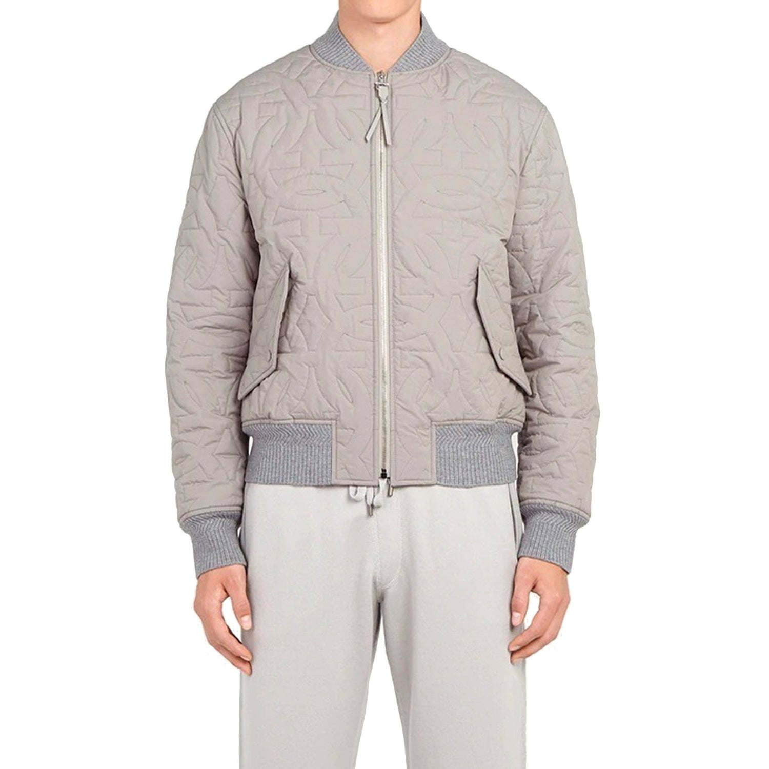 Salvatore Ferragamo Quilted Bomber Jacket Men by Luosophy