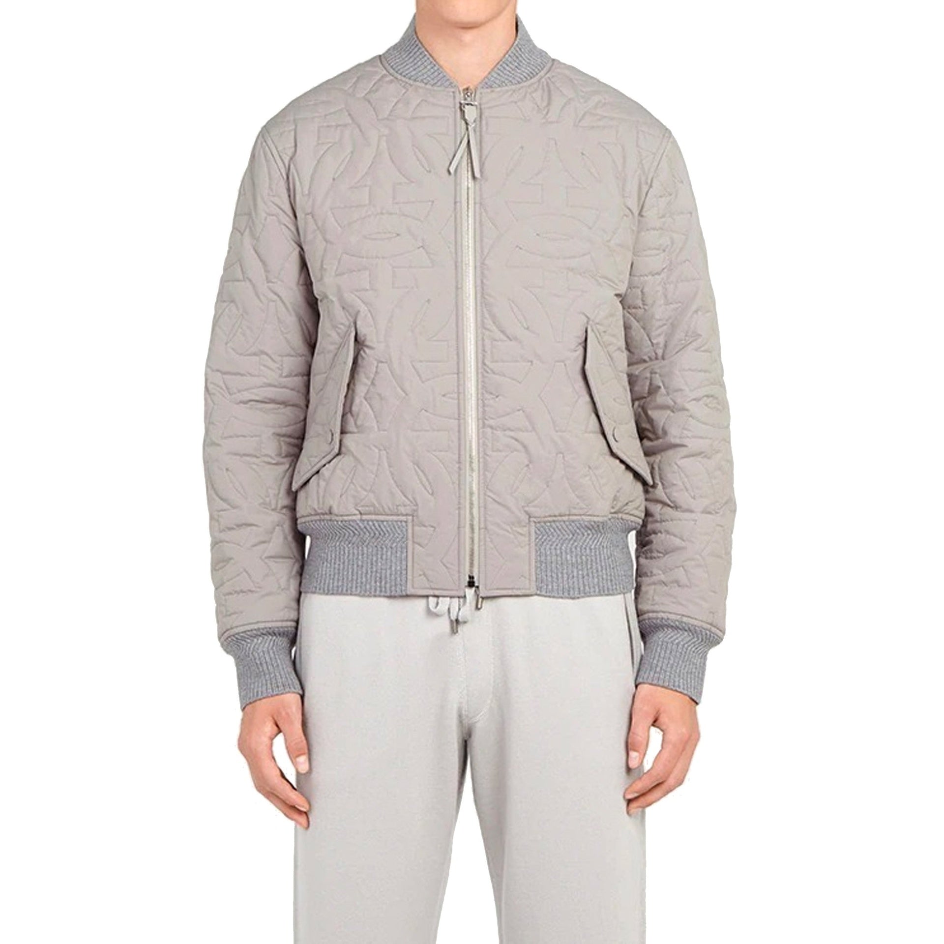 Salvatore Ferragamo Quilted Bomber Jacket Men by Luosophy