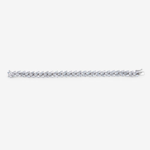 14.11 Carat Genuine Aquamarine .925 Sterling Silver Bracelet by Bids.com