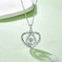 Sparkala™ Pure Sterling Silver Heart Shape Necklace - DestGlow