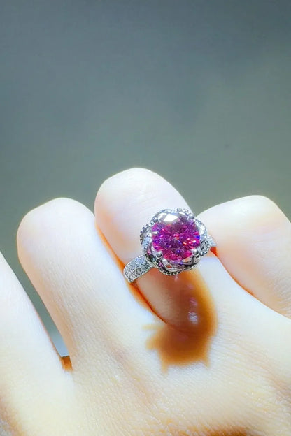 2 Carat Sparkala™ 925 Sterling Silver Flower Shaper Ring by Sparkala