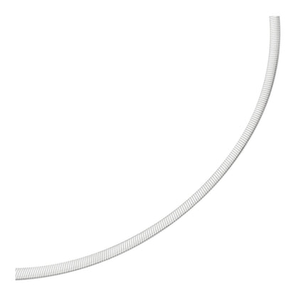 4.0mm 14k Two Tone Gold Reversible Omega Necklace by Bids.com