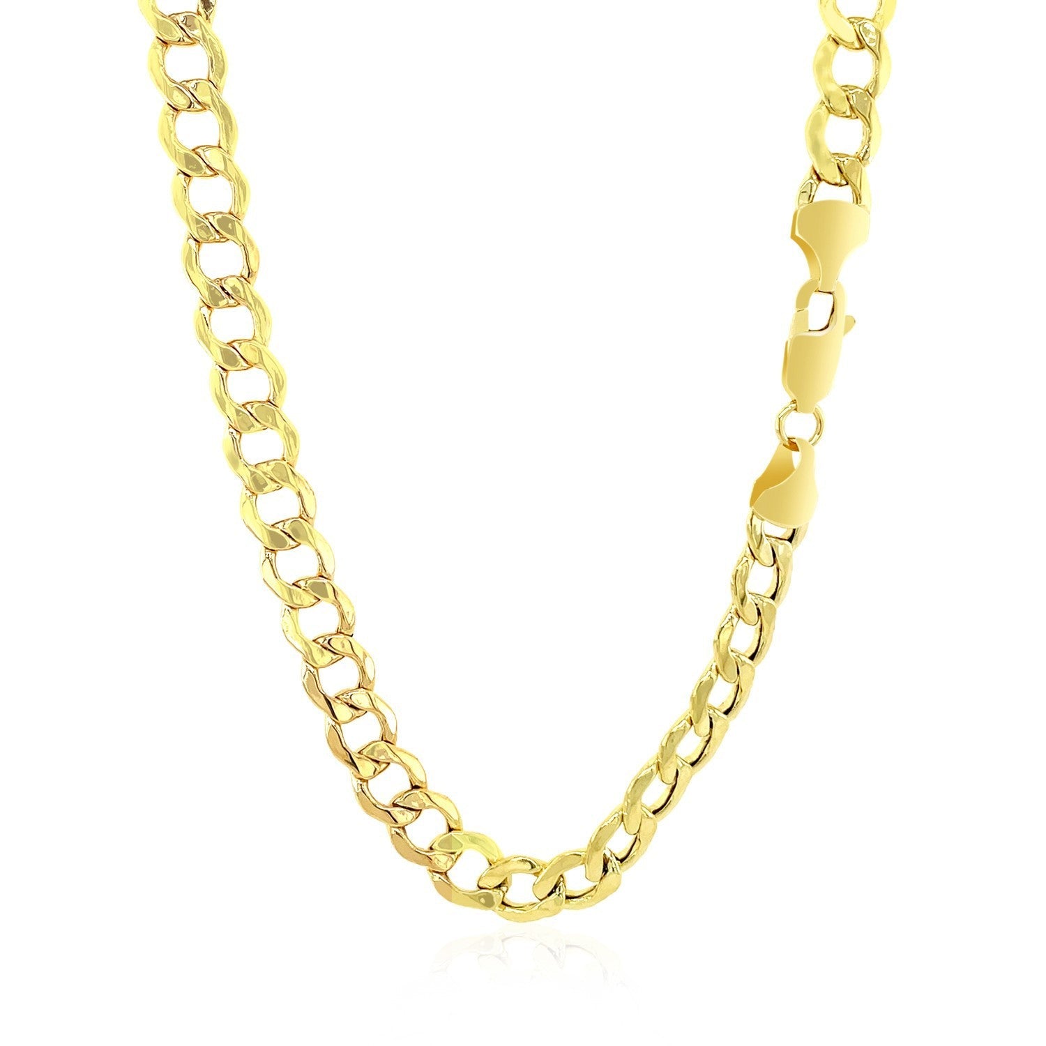 6.1mm 10k Yellow Gold Curb Chain by Bids.com