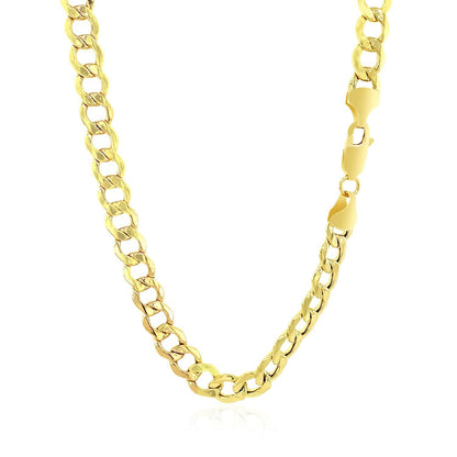 6.1mm 10k Yellow Gold Curb Chain by Bids.com