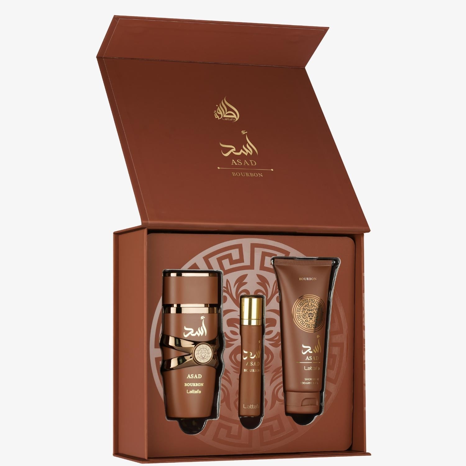 Asad Bourbon 3 pcs Giftset by Lattafa USA