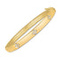 14k Yellow Gold Trilogy Diamond Bangle (5.40 mm) by Bids.com