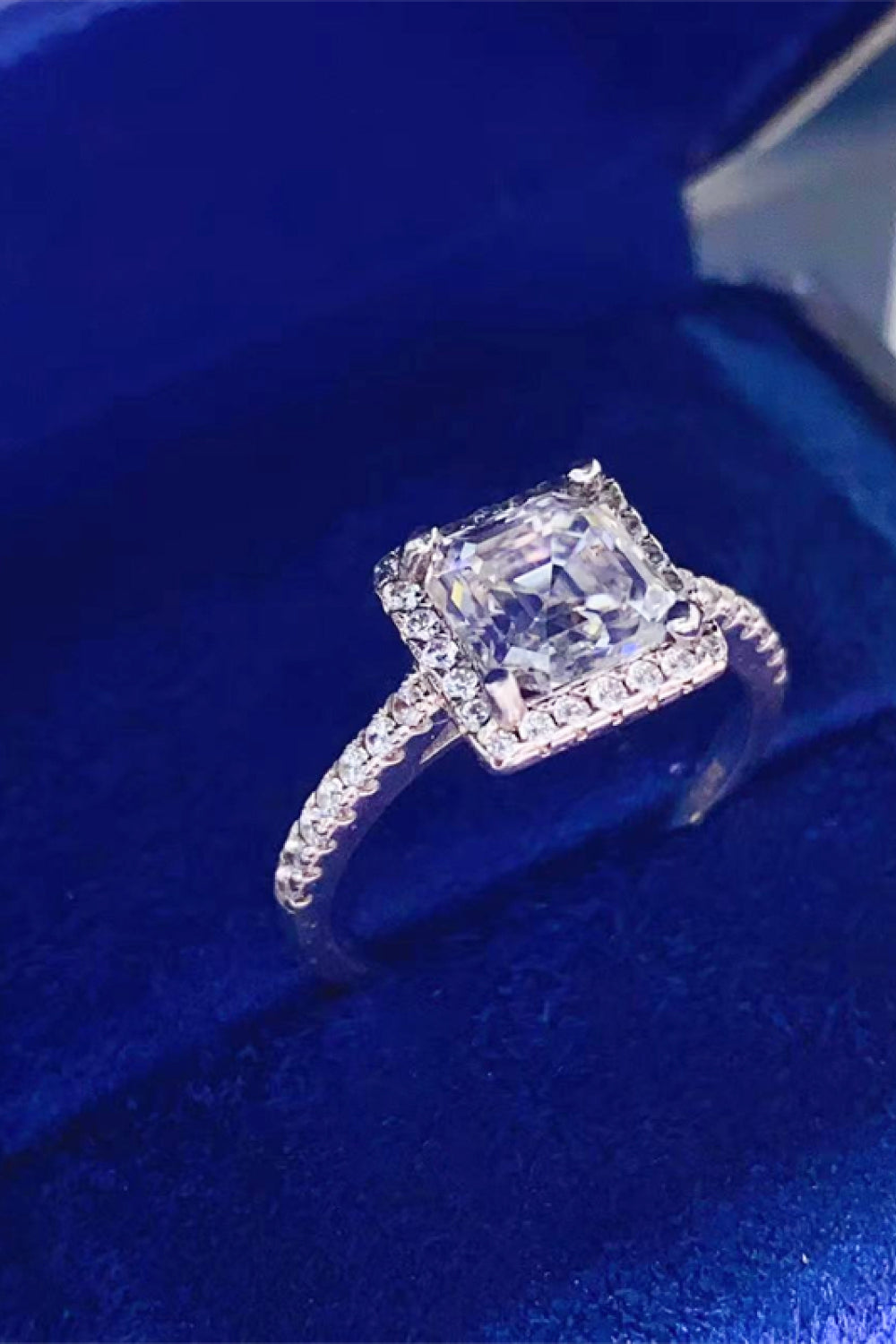 2 Carat Sparkala™ Platinum Over Pure Sterling Silver Ring by Sparkala