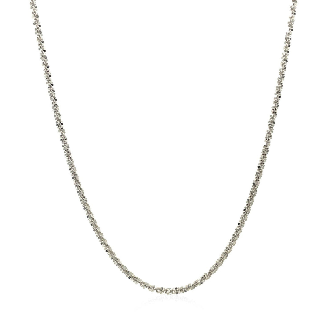 14k White Gold Sparkle Chain 1.5mm by Bids.com