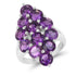 6.78 Carat Genuine Amethyst .925 Sterling Silver Ring by Bids.com