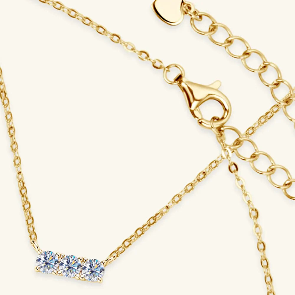 925 Sterling Silver Inlaid Sparkala™ Bar Necklace by Sparkala