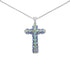 3.32 Carat Genuine Ethiopian Opal and Tanzanite .925 Sterling Silver Pendant by Bids.com